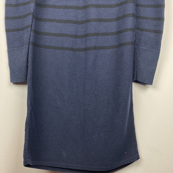 BANANA Republic • Long Sleeve Boat Neck Striped Sweater Dress - Picture 7 of 12